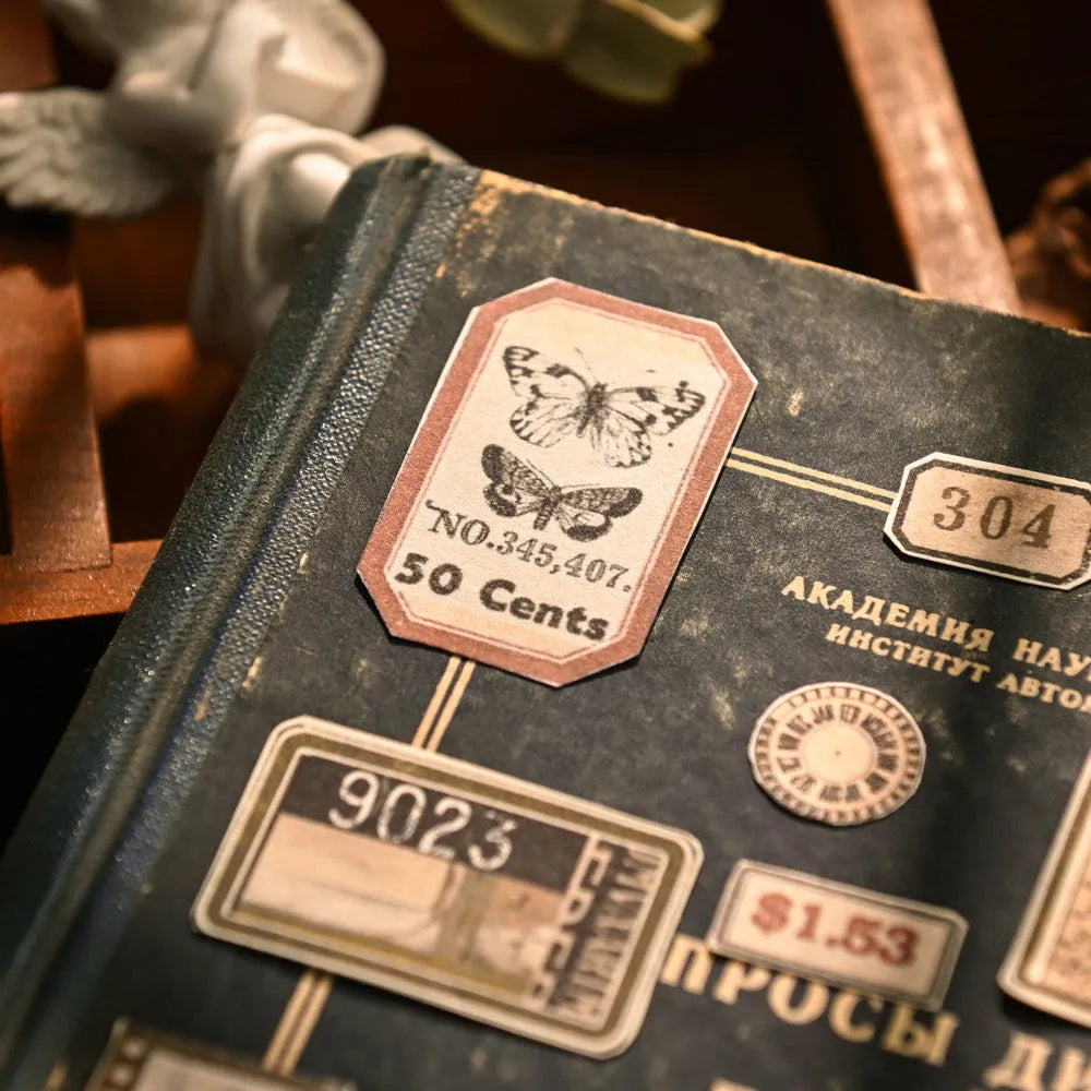 Vintage Boxed Sticker Set