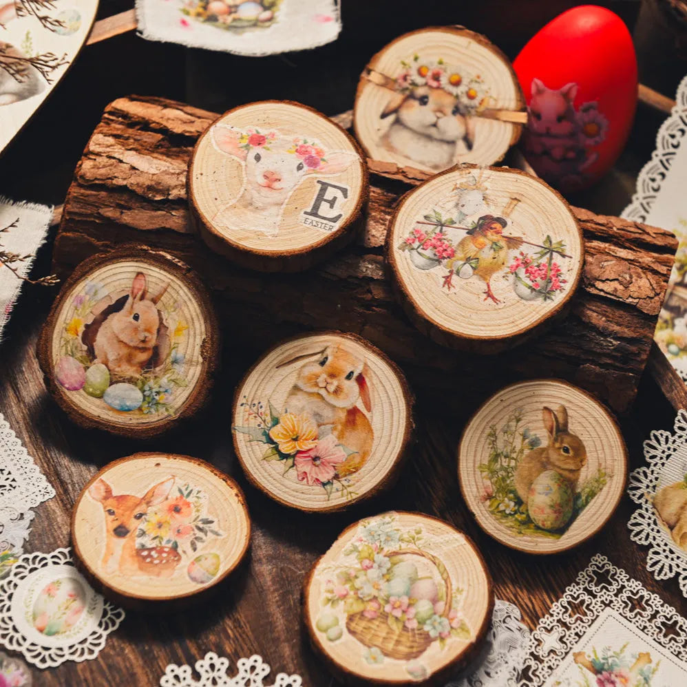 Springtime Easter Rub-On Stickers