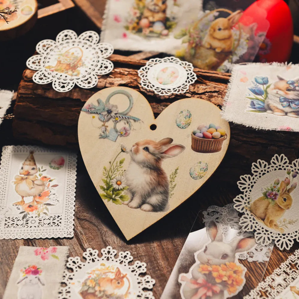 Springtime Easter Rub-On Stickers