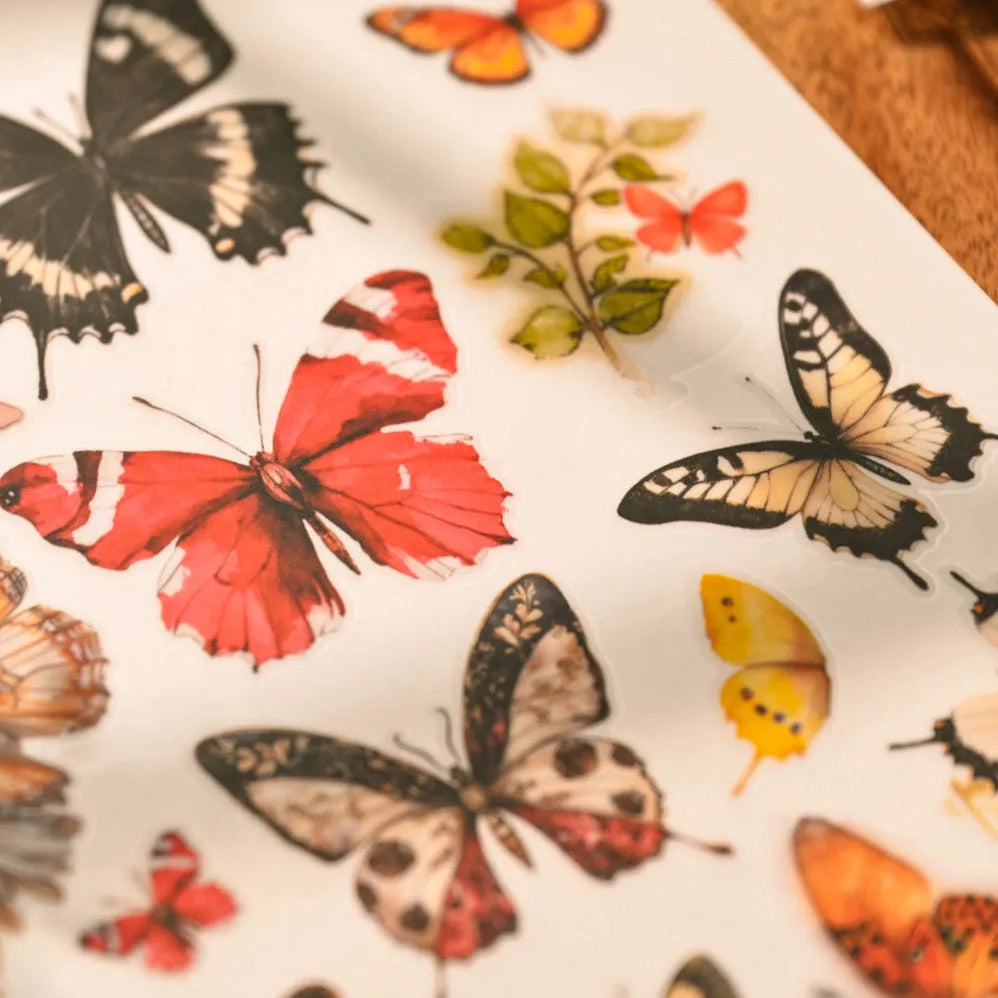 Butterfly Whispers Rub-On Stickers Set