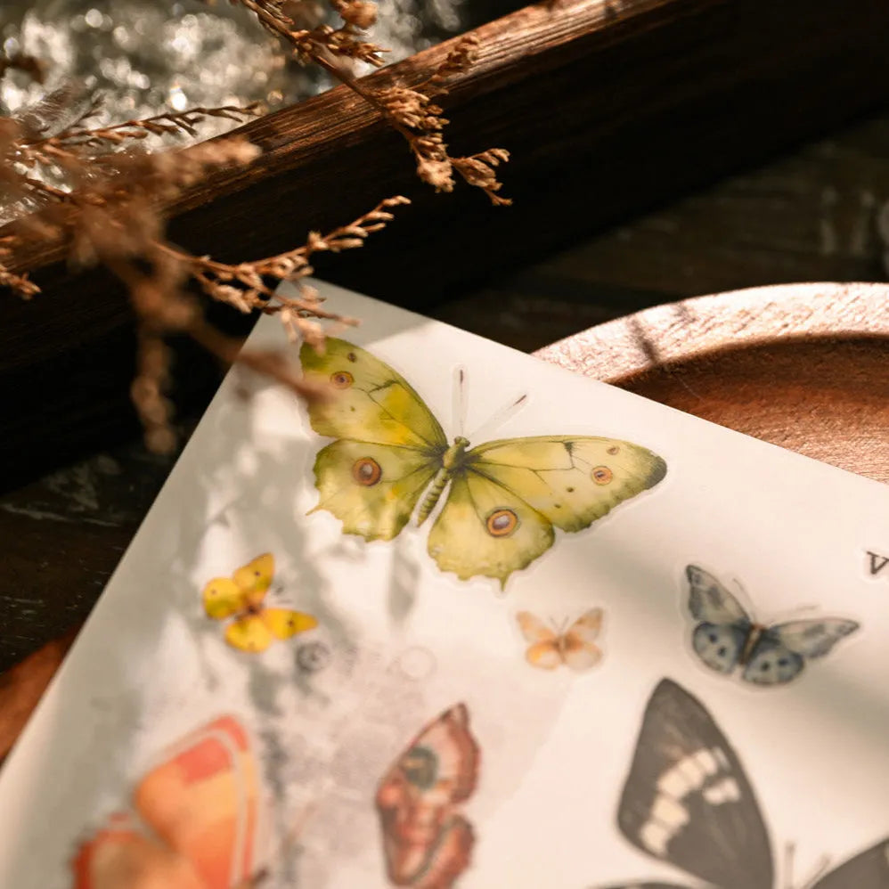 Butterfly Whispers Rub-On Stickers Set