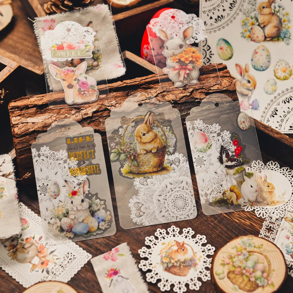 Springtime Easter Rub-On Stickers