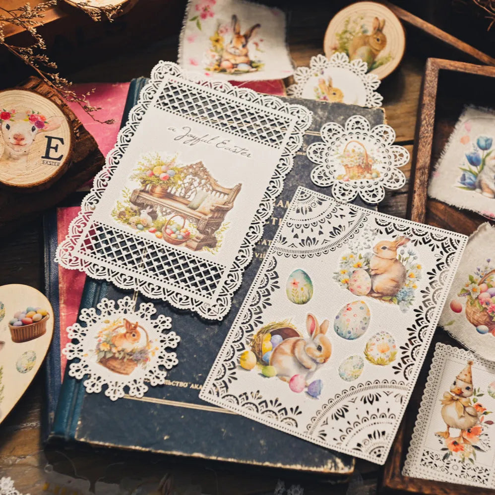 Springtime Easter Rub-On Stickers