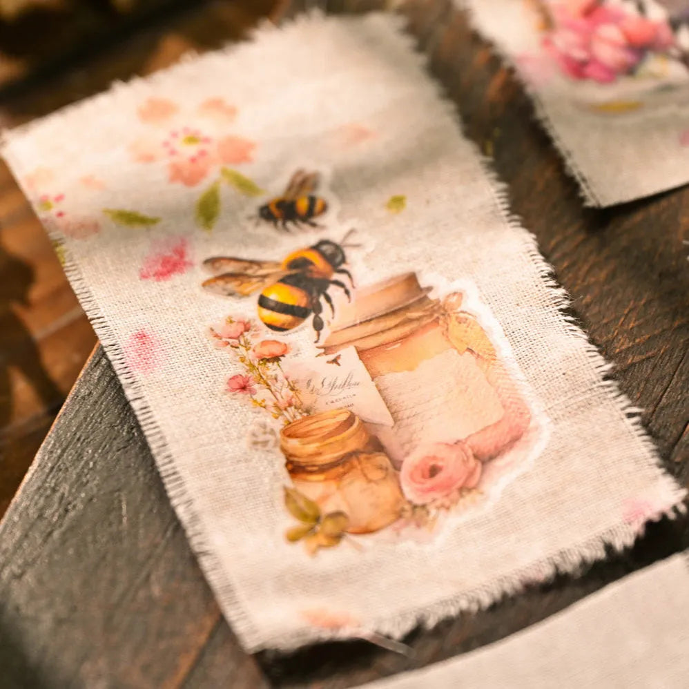 Golden Honey Rub-On Stickers Set