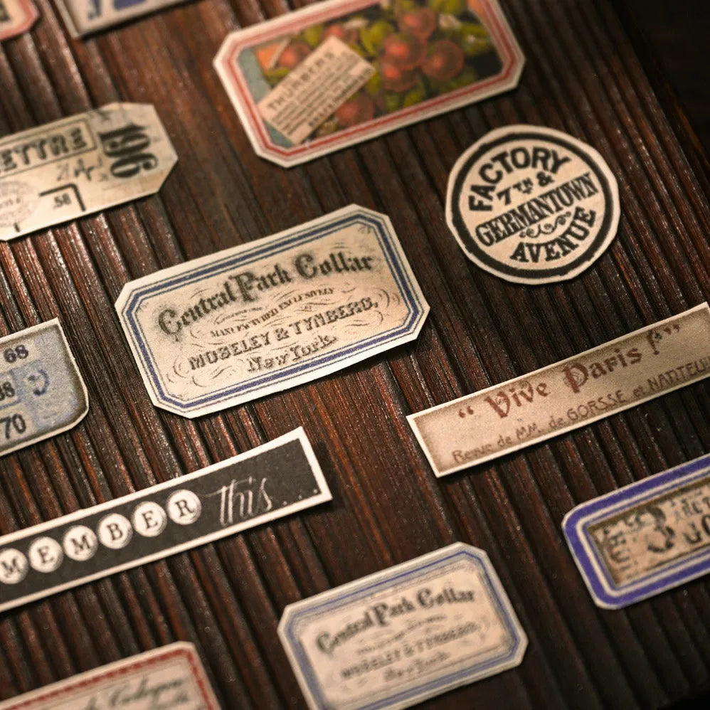 Vintage Boxed Sticker Set
