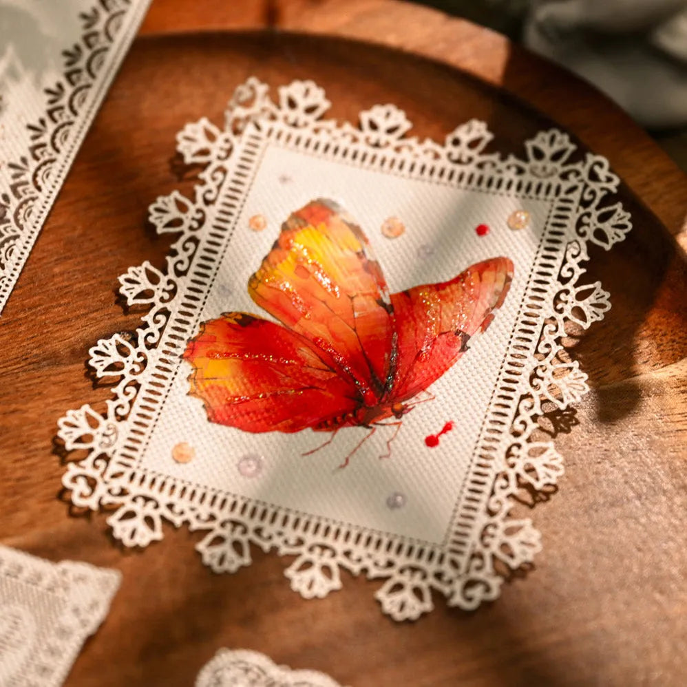 Butterfly Whispers Rub-On Stickers Set