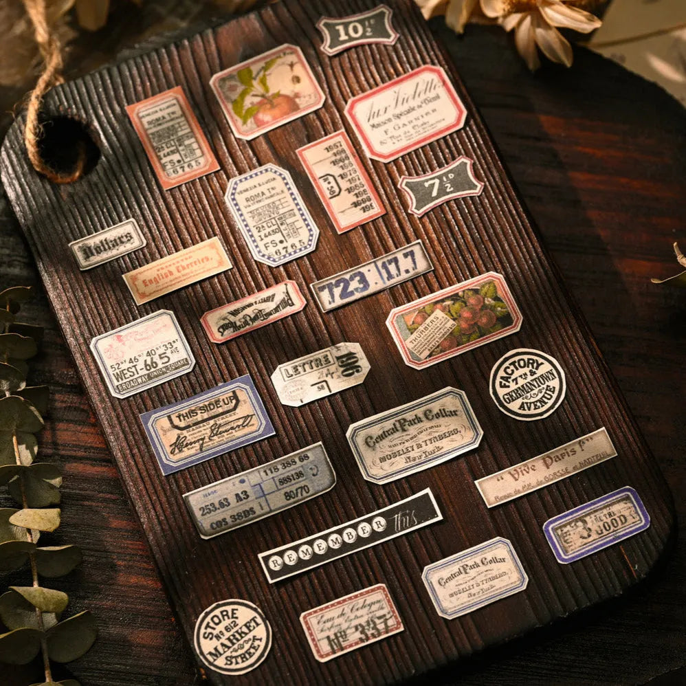Vintage Boxed Sticker Set