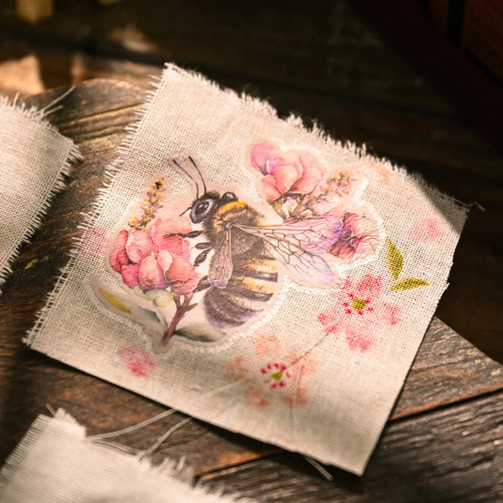 Golden Honey Rub-On Stickers Set