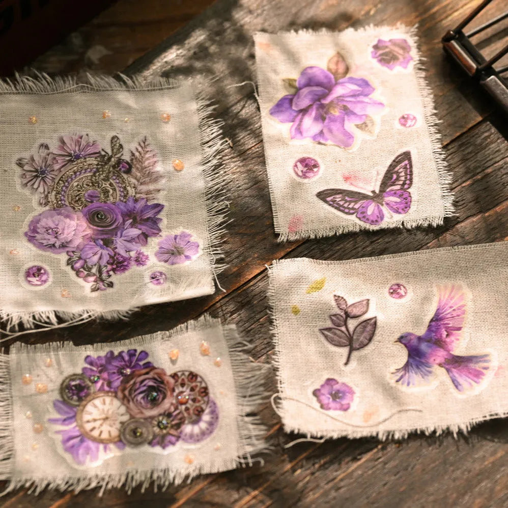 Mystic Bloom Rub-On Stickers Set