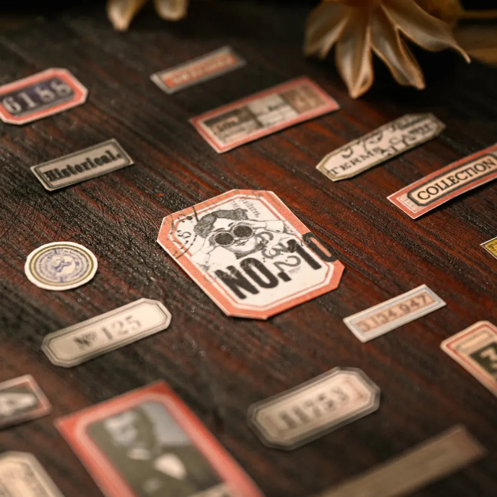 Vintage Boxed Sticker Set