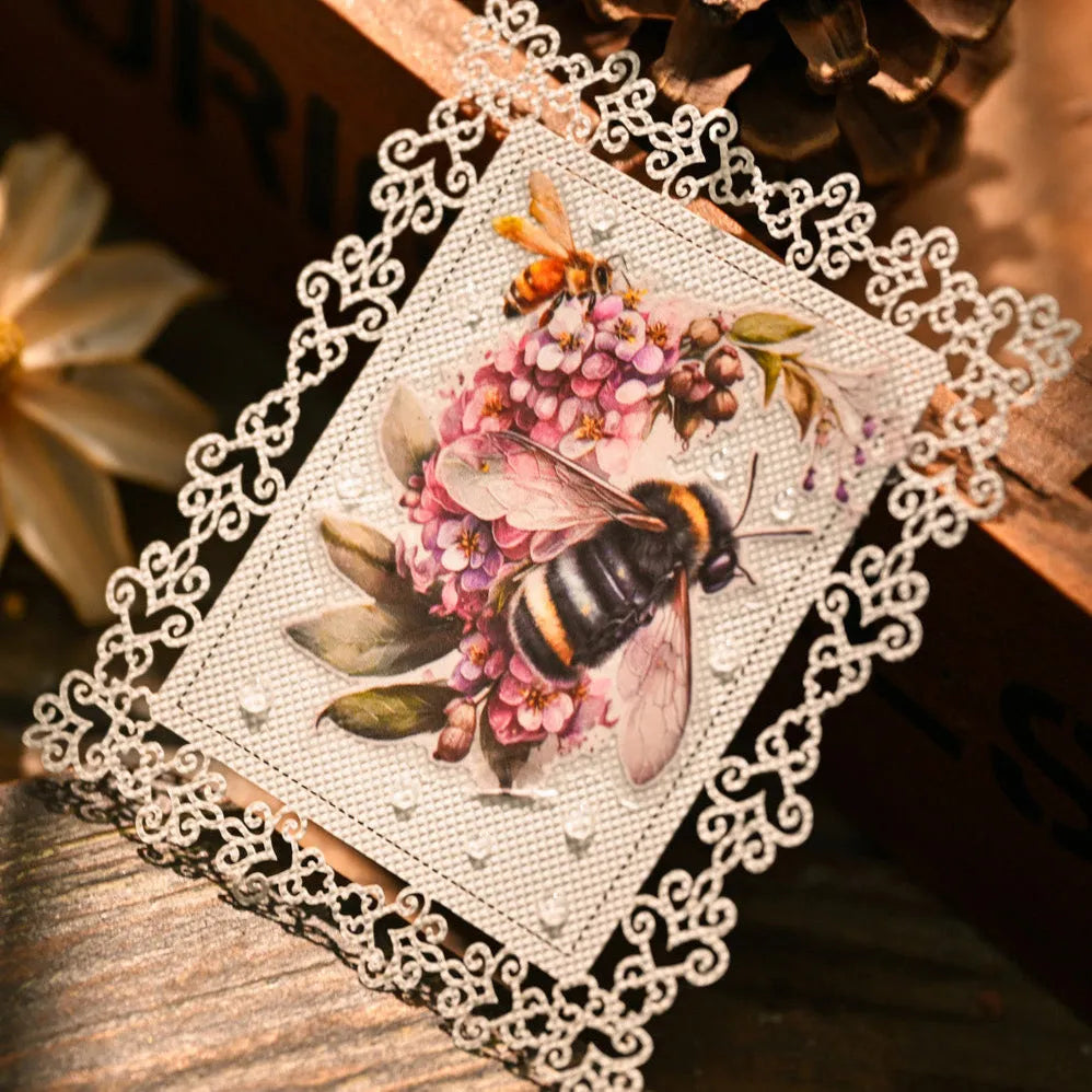 Golden Honey Rub-On Stickers Set