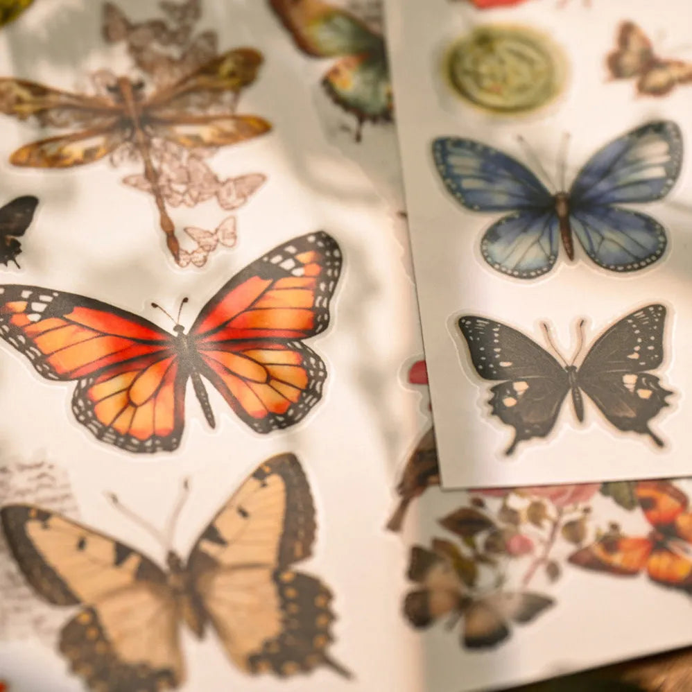 Butterfly Whispers Rub-On Stickers Set