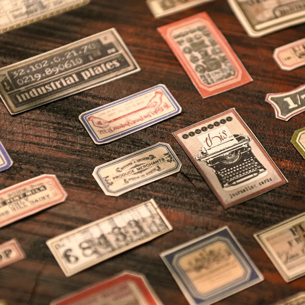 Vintage Boxed Sticker Set