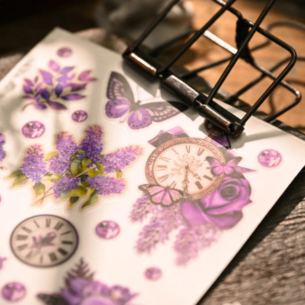 Mystic Bloom Rub-On Stickers Set