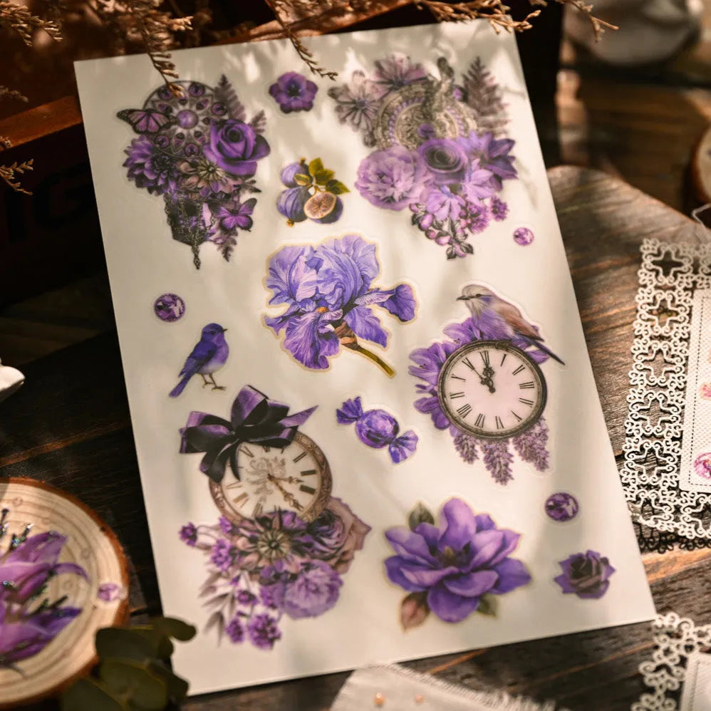 Mystic Bloom Rub-On Stickers Set