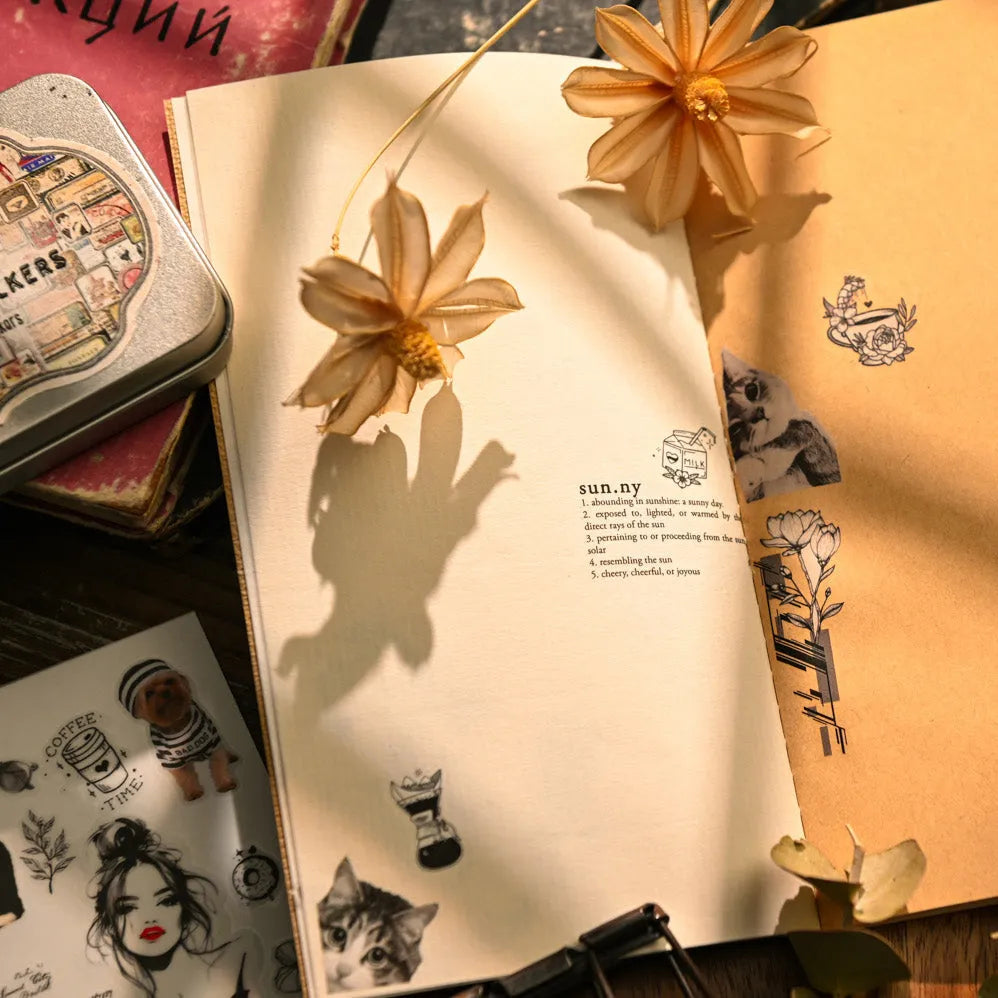 Ensemble d'autocollants à décalquer Ethereal Muse