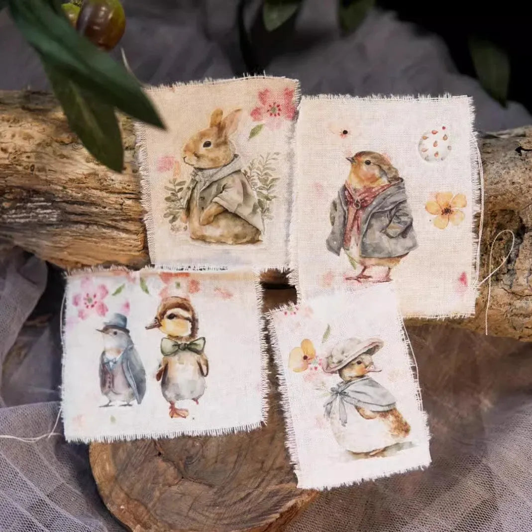 Springtime Woodland Rub-On Sticker