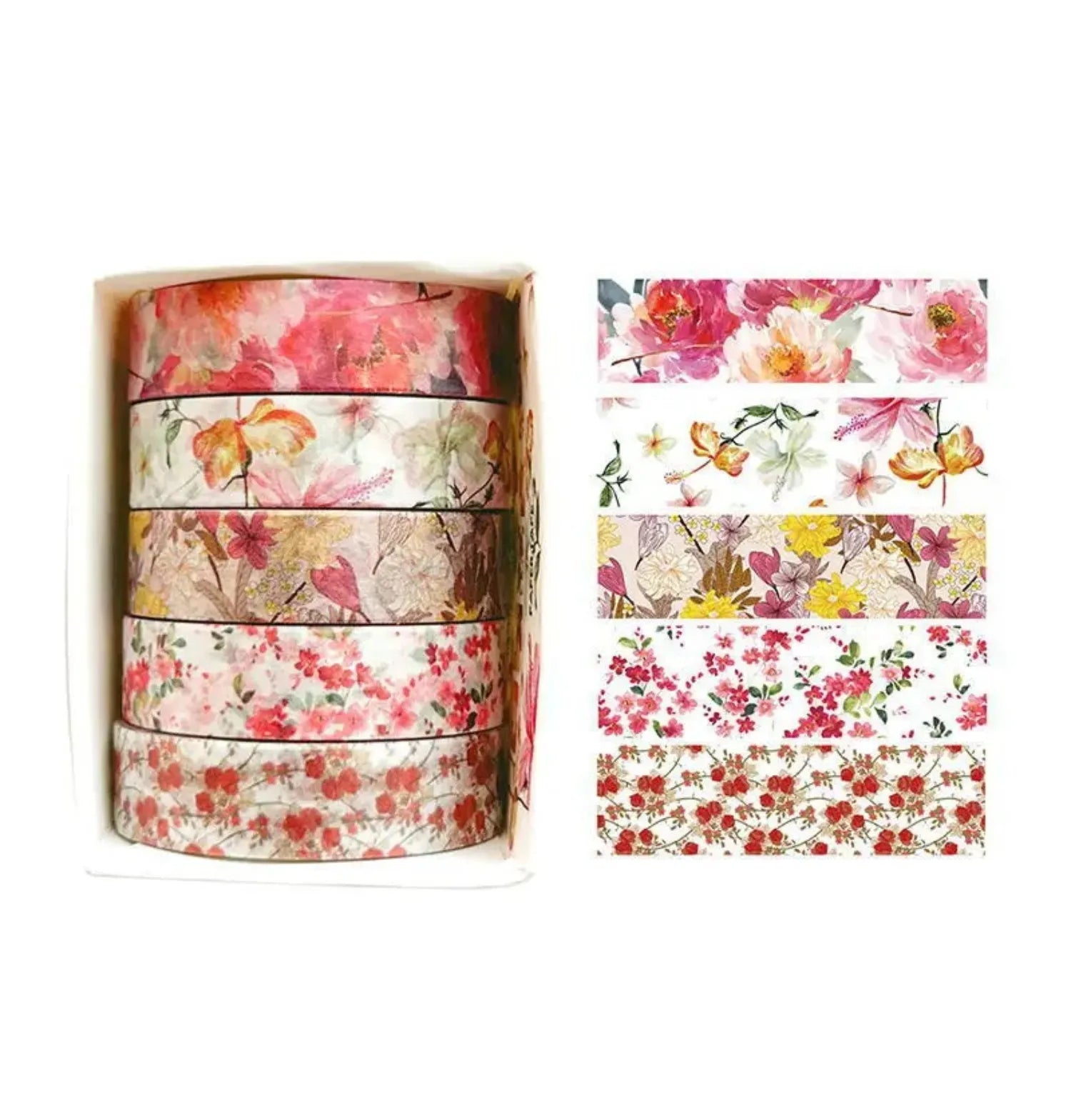 Ensemble de rubans Washi Floral Delight
