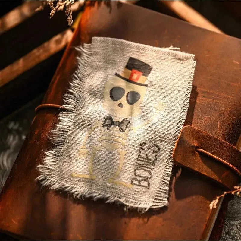 Haunted Charm Halloween Rub-On Stickers