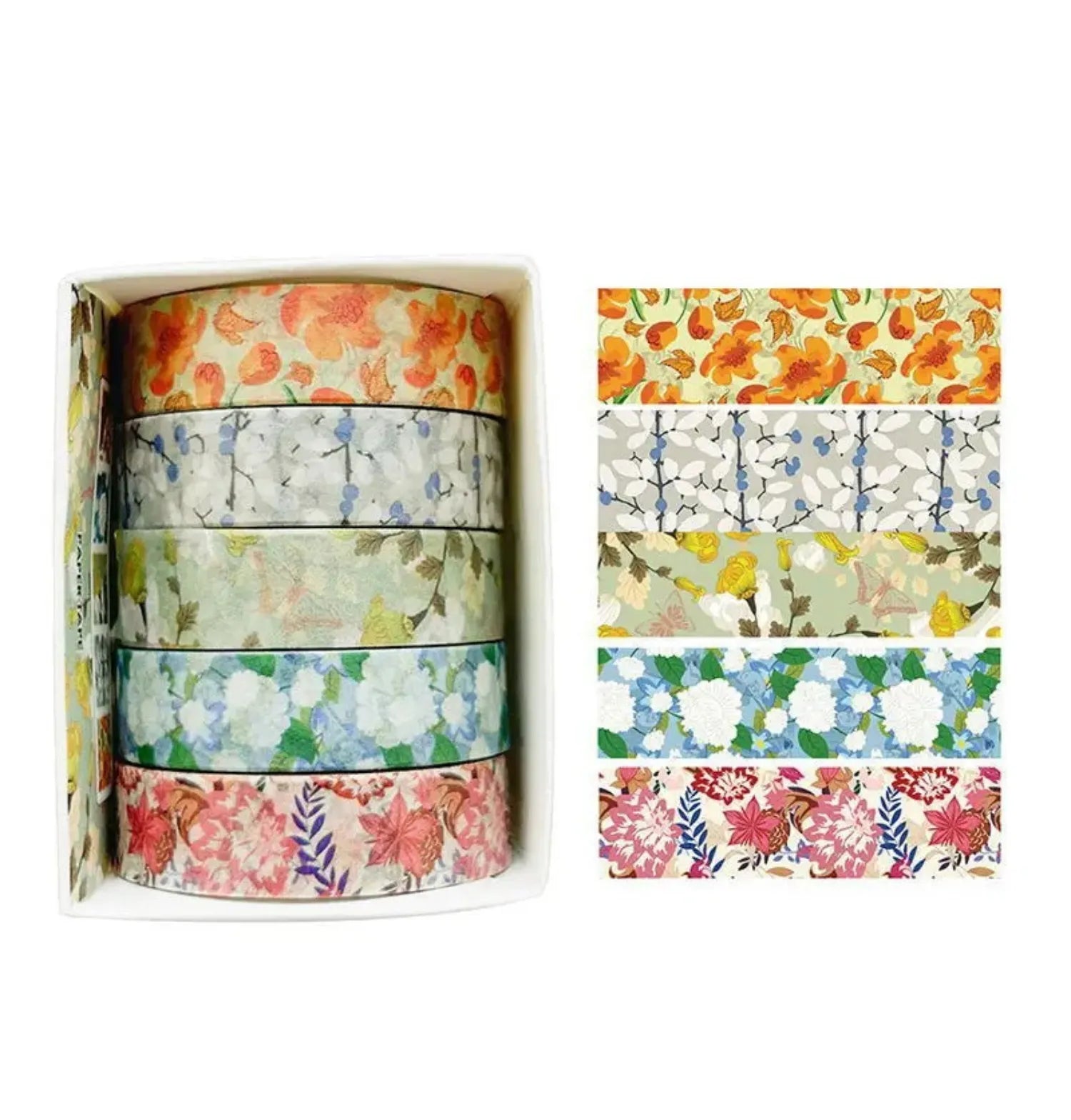 Ensemble de rubans Washi Floral Delight