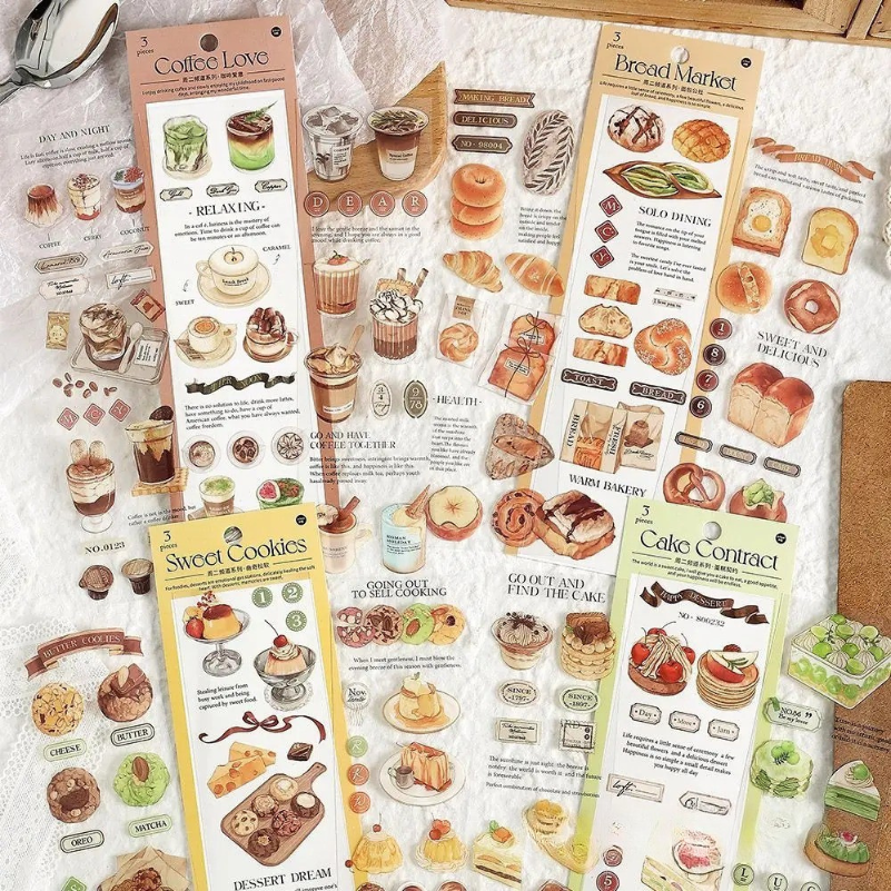Sweet Delights – PET Sticker Sheets