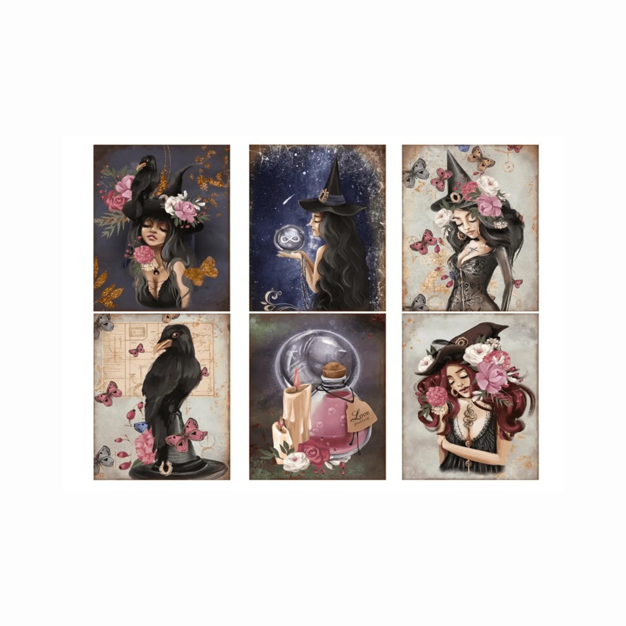 Paper Witch Stickers for Journaling & Scrapbooking - PaperWrld