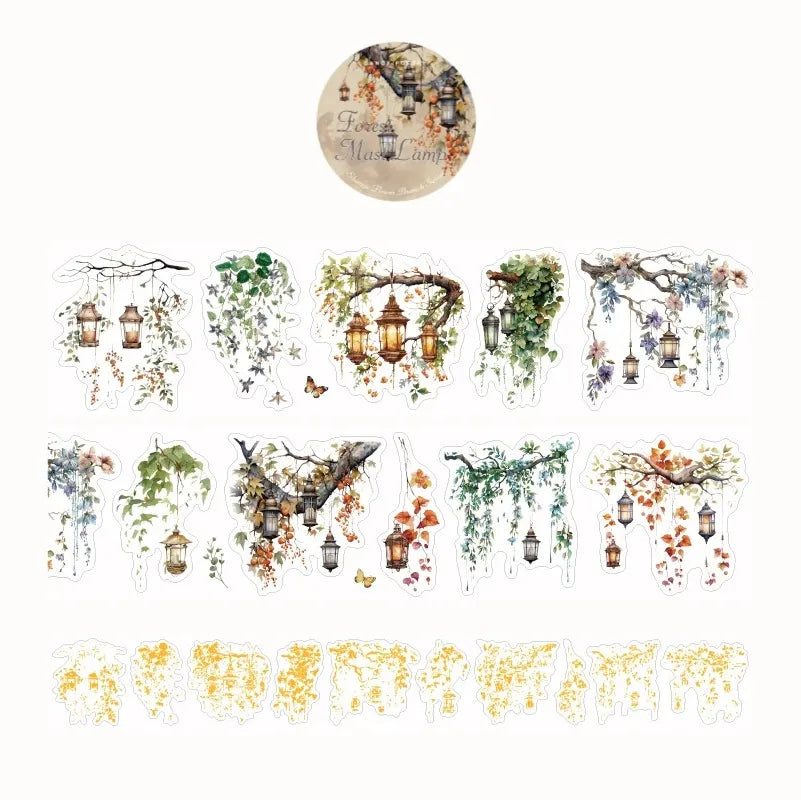 Botanical Whisper PET Sticker Roll