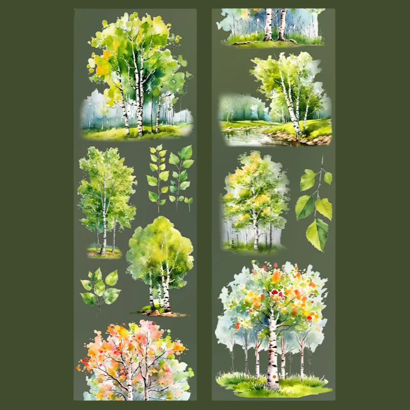 Trees & Forest PET Washi Tape