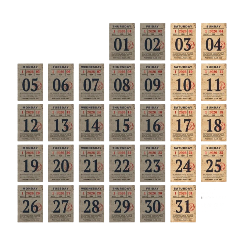 Mini Poetry 2026 Daily Calendar Series