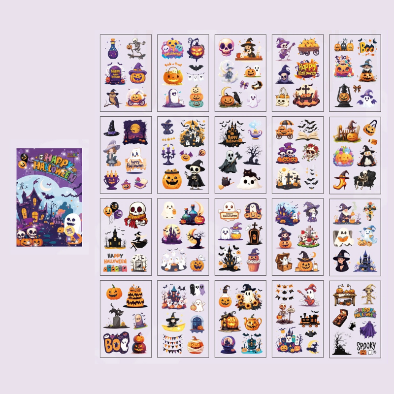 Halloween Castle PET Sticker Book