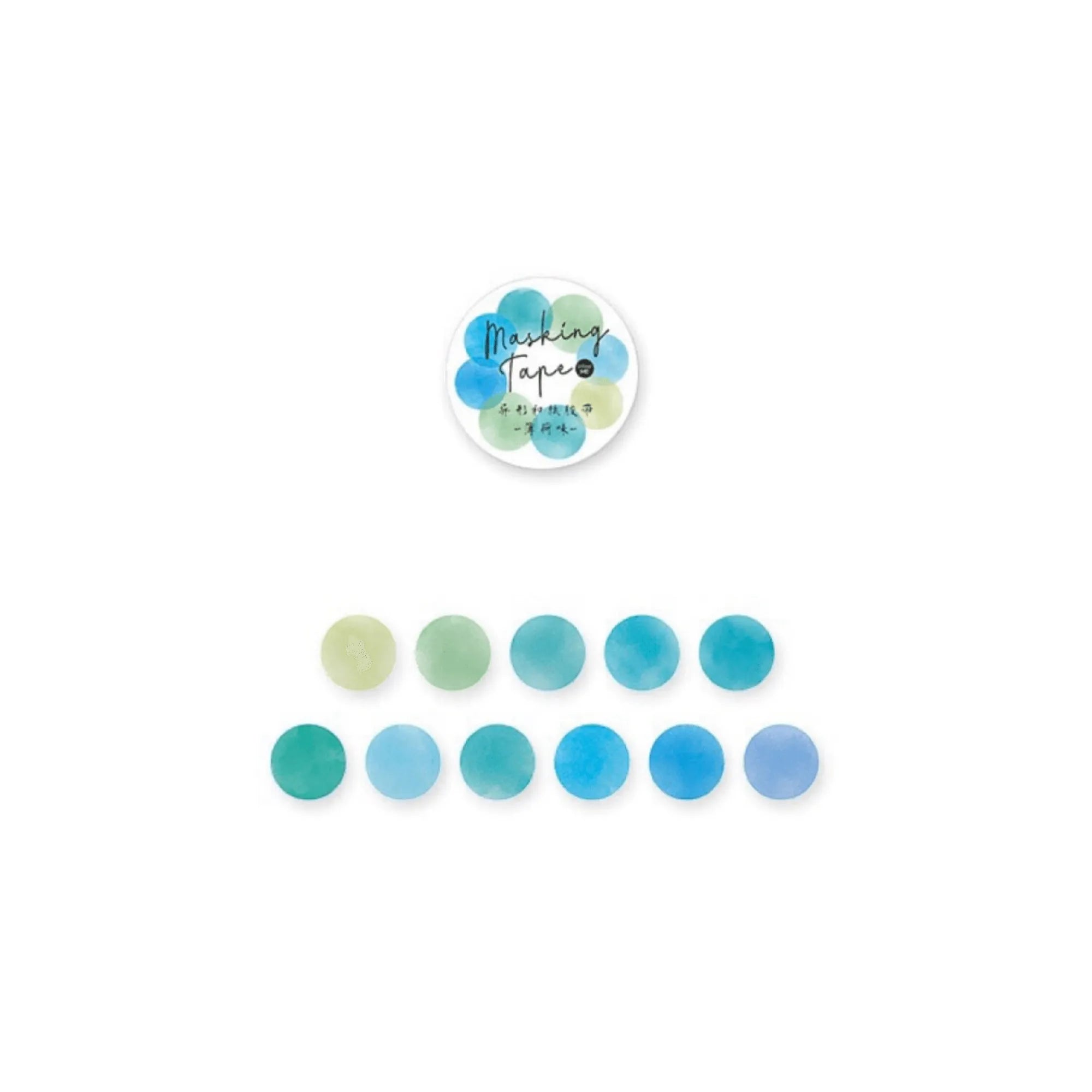 Colorful Dots Masking Tape Roll - 100 Pcs Vibrant Washi Circles for Crafting and Journaling for Journaling & Scrapbooking - PaperWrld