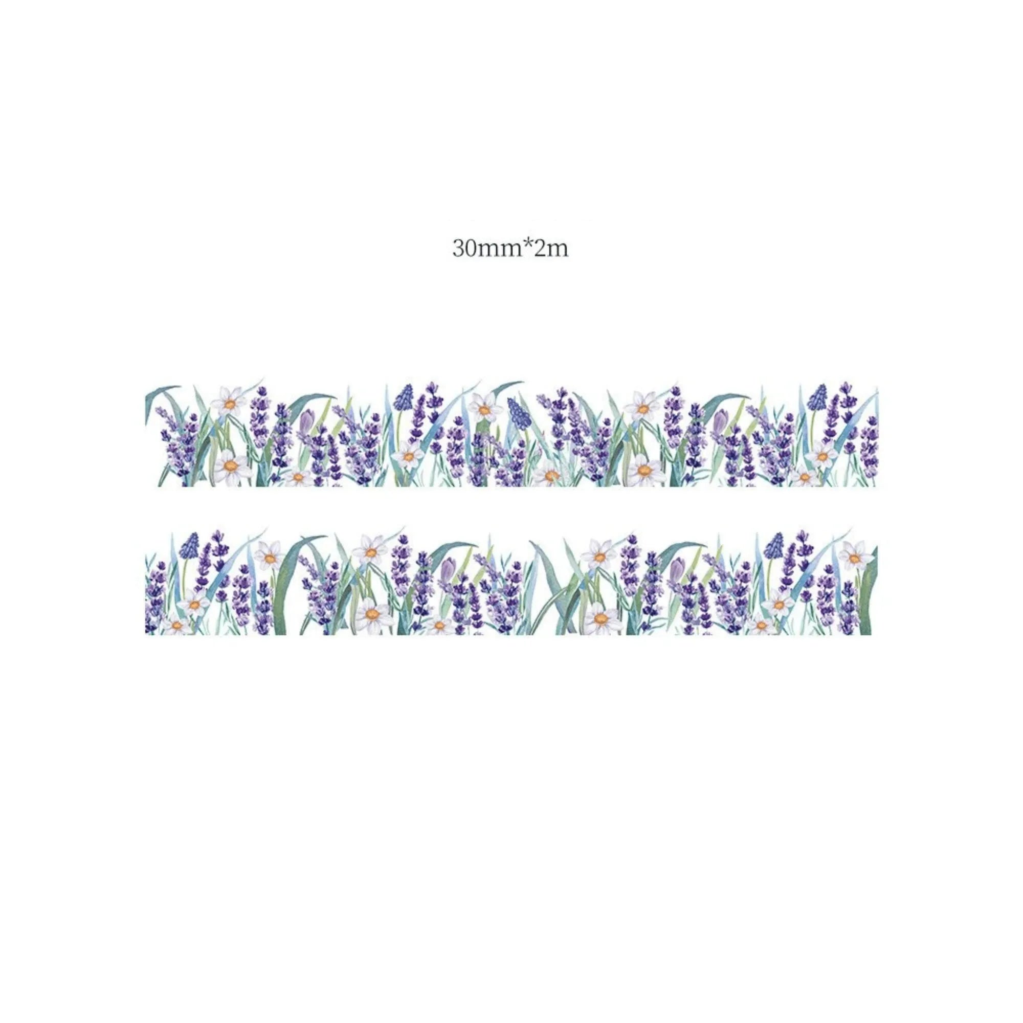 Handwritten Letter and Flower Adhesive Washi Tape for Journaling & Scrapbooking - PaperWrld