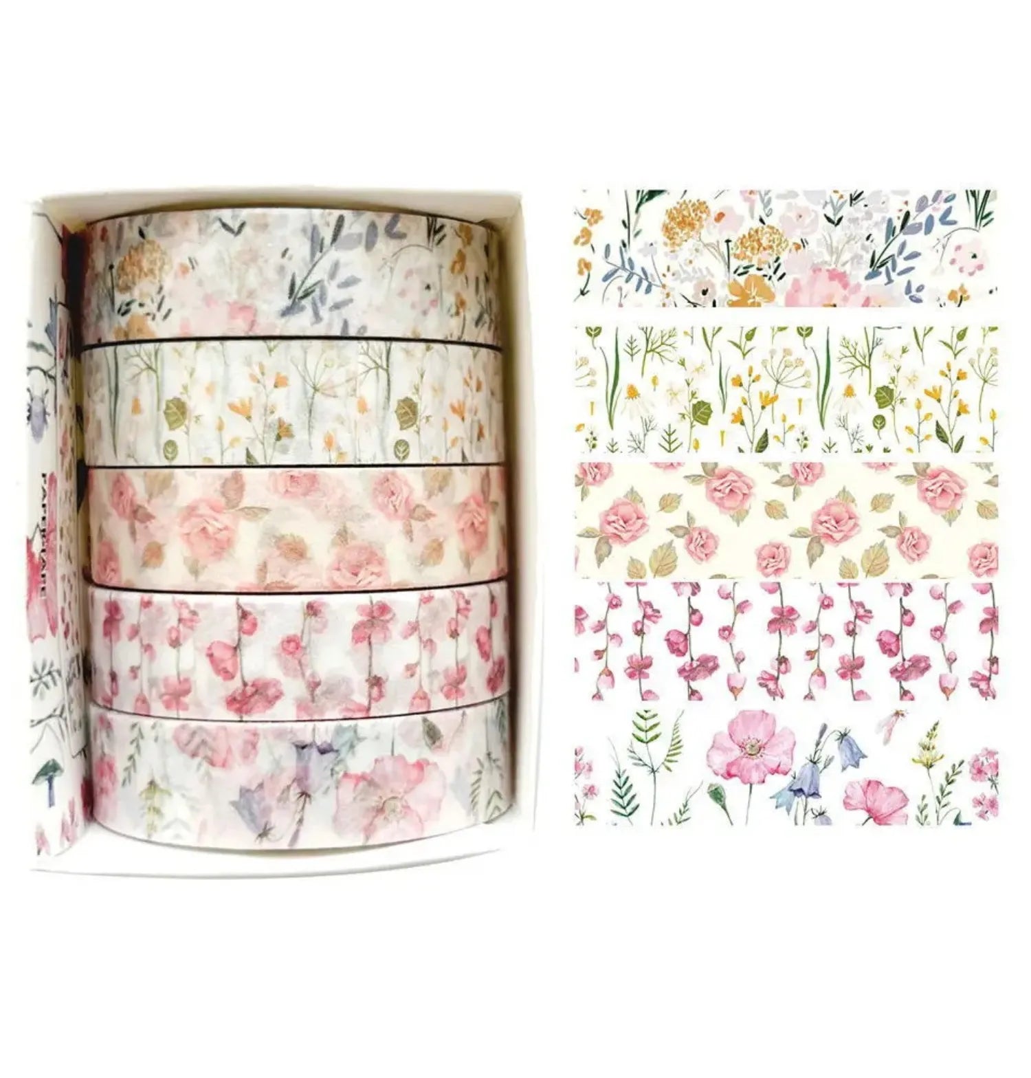 Ensemble de rubans Washi Floral Delight