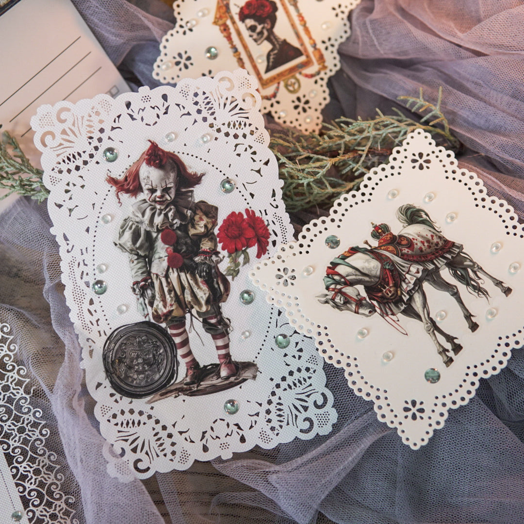 Creepy Carnival Transfer Sticker Set