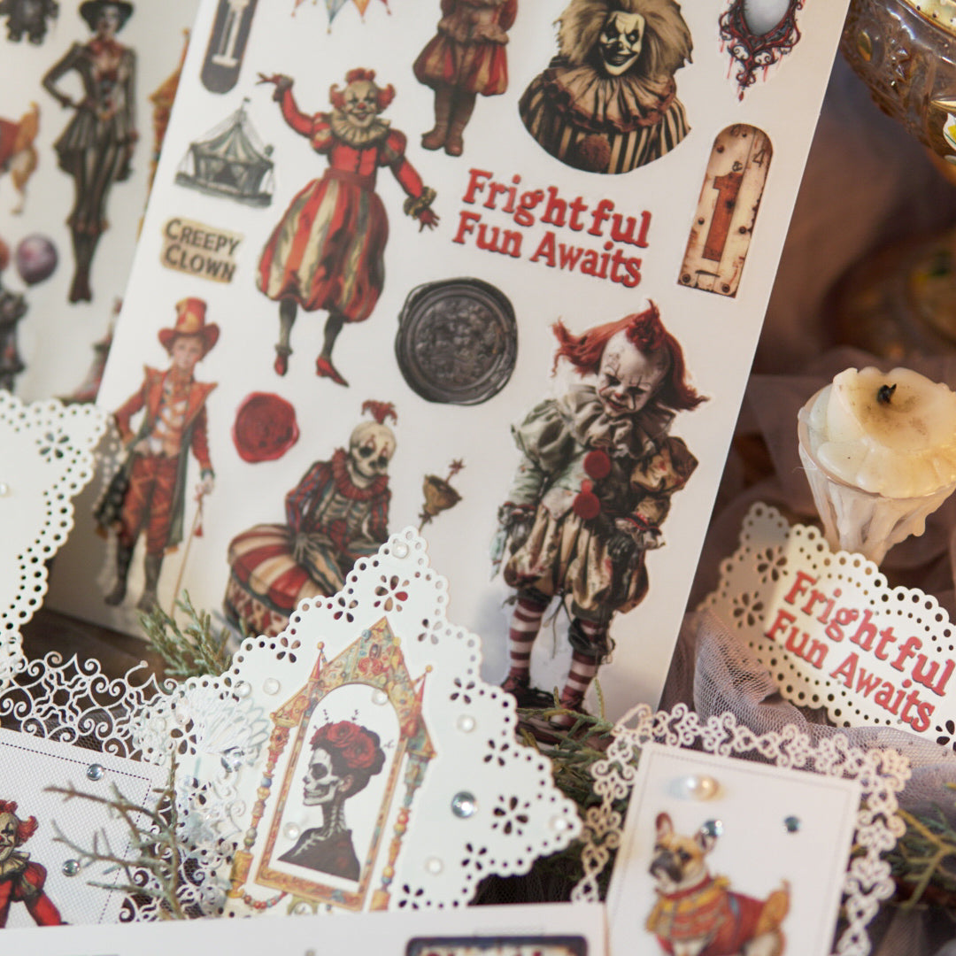 Creepy Carnival Transfer Sticker Set