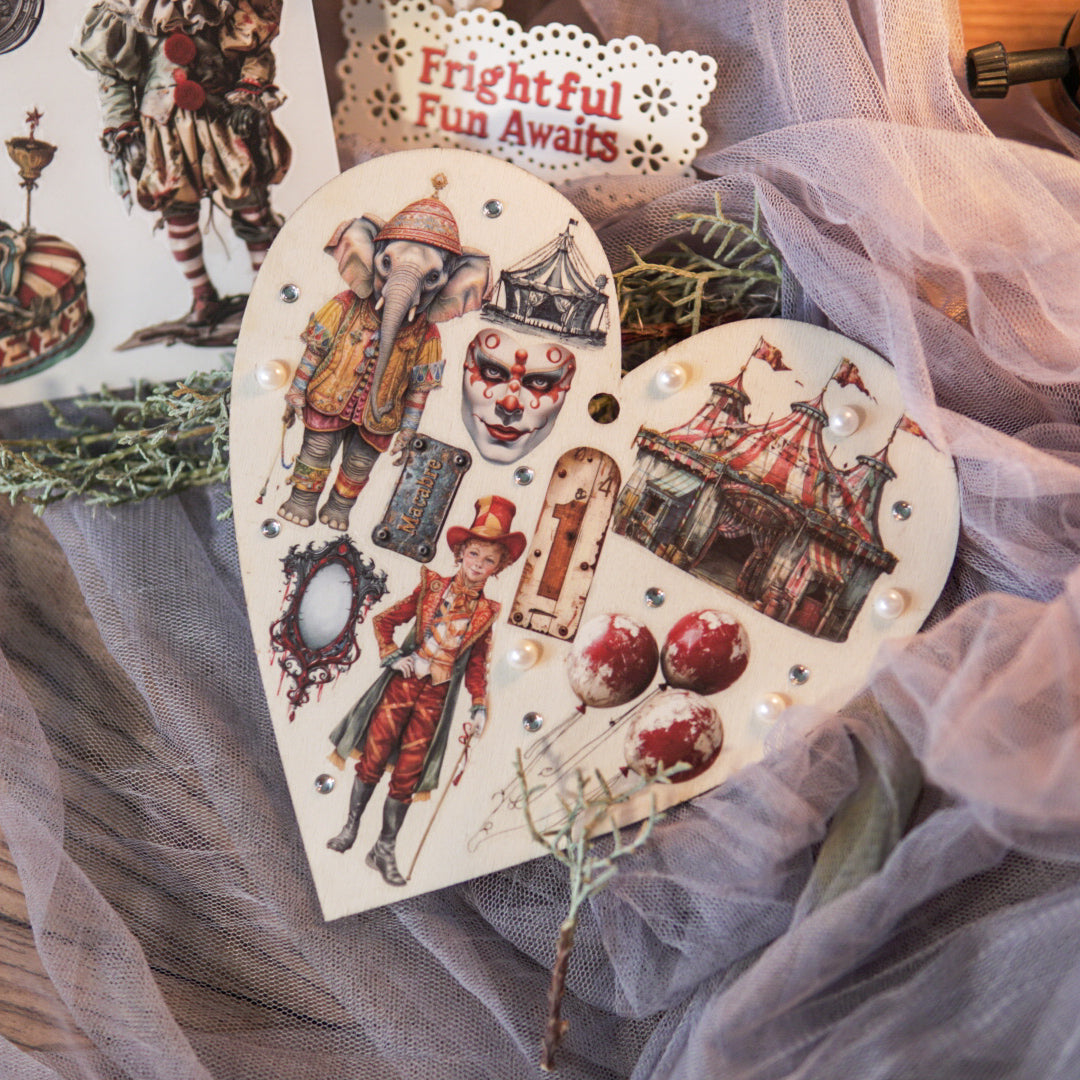Creepy Carnival Transfer Sticker Set