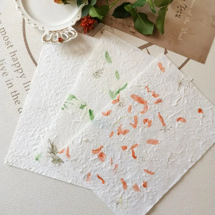 Natural Petal Handmade Paper Set