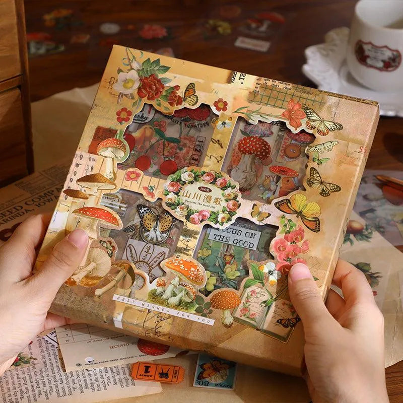 Enchanted Garden PET Sticker Set - 400 Unique Stickers for Journaling and Scrapbooking for Journaling & Scrapbooking - PaperWrld