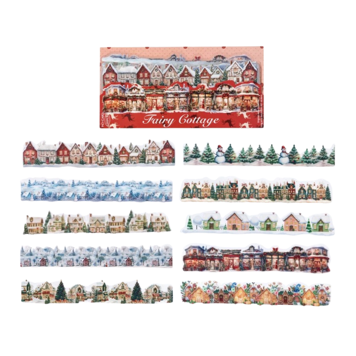 Encounter Christmas Series PET Border Stickers