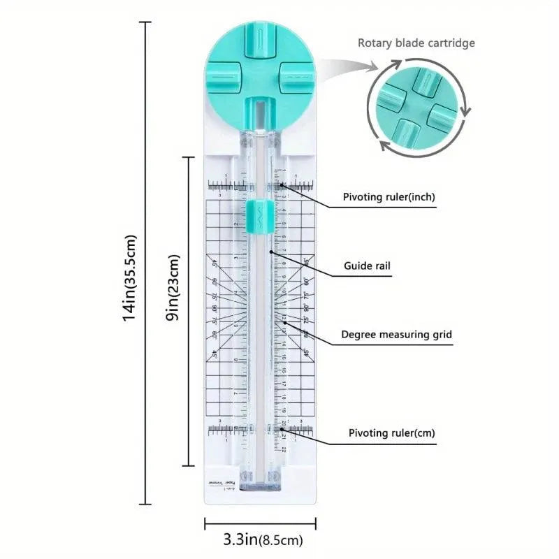 4-in-1 Multifunctional Paper Cutter for Journaling & Scrapbooking - PaperWrld