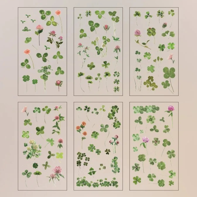 Natural Series Botanical PET Sticker Pack