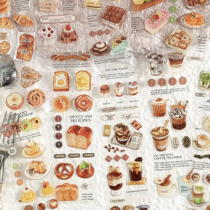 Sweet Delights – PET Sticker Sheets