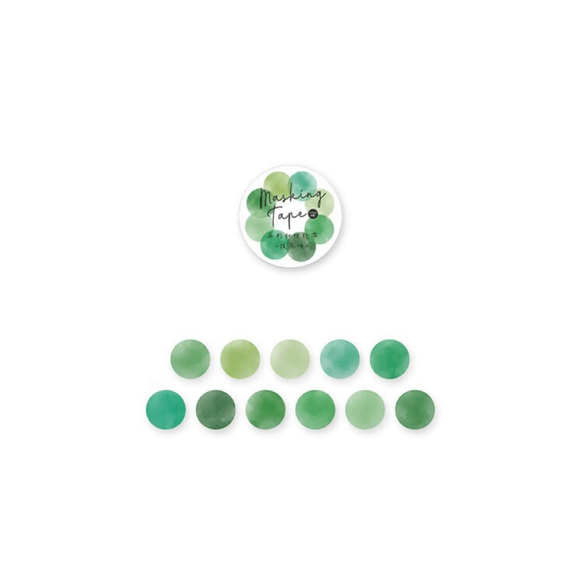 Colorful Dots Masking Tape Roll - 100 Pcs Vibrant Washi Circles for Crafting and Journaling for Journaling & Scrapbooking - PaperWrld