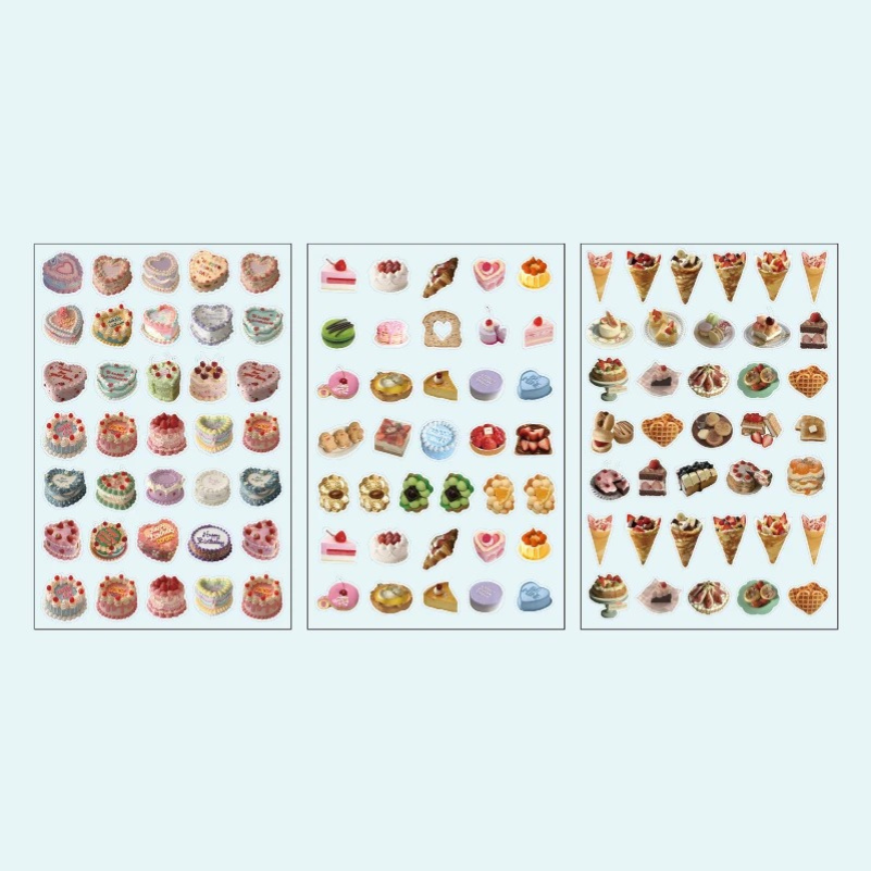 Retro Sweet PET Sticker Set