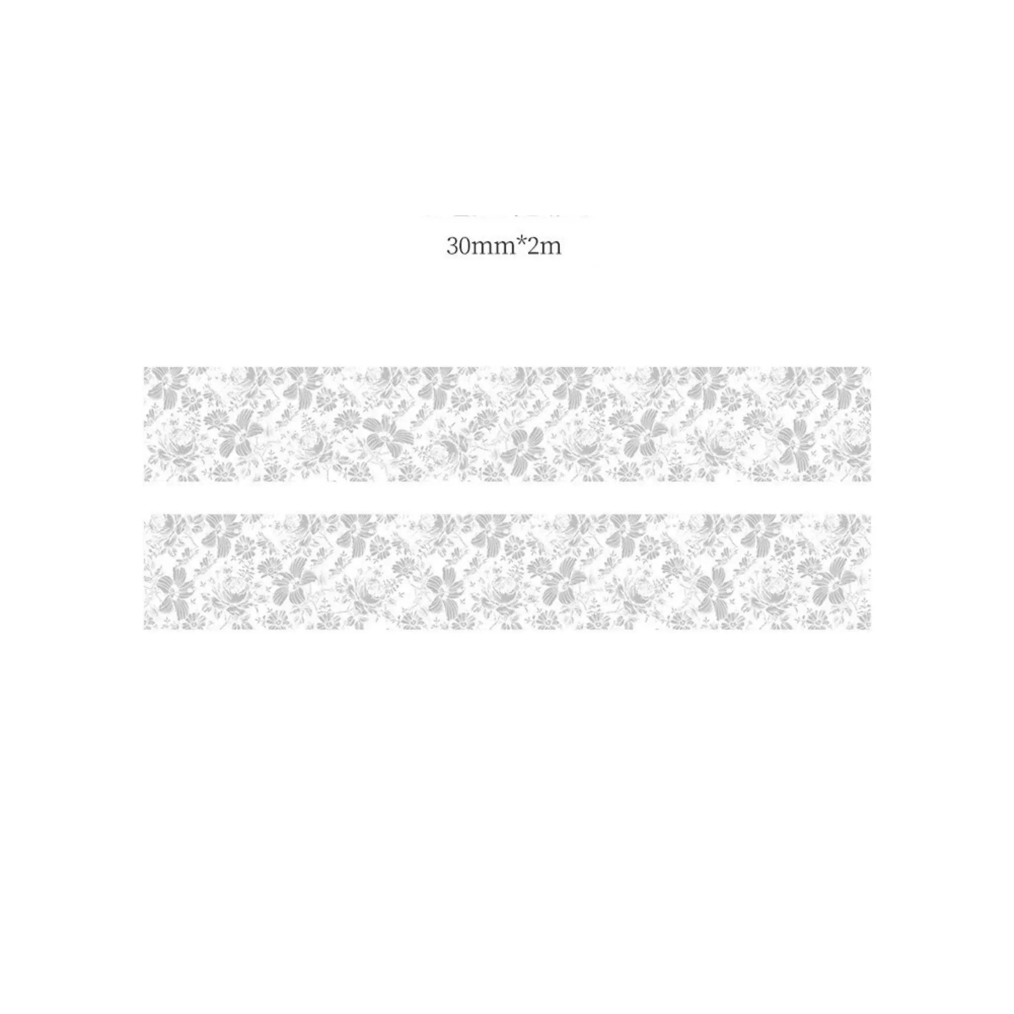 Handwritten Letter and Flower Adhesive Washi Tape for Journaling & Scrapbooking - PaperWrld