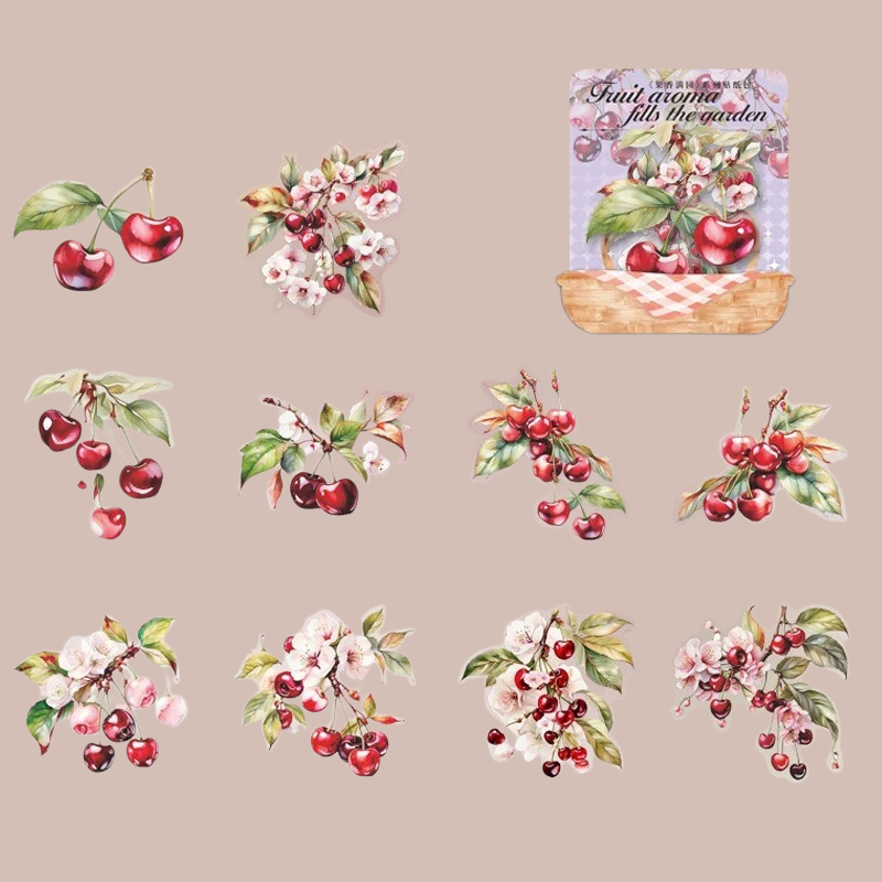 Fruit Aroma Fills the Garden – PET Sticker