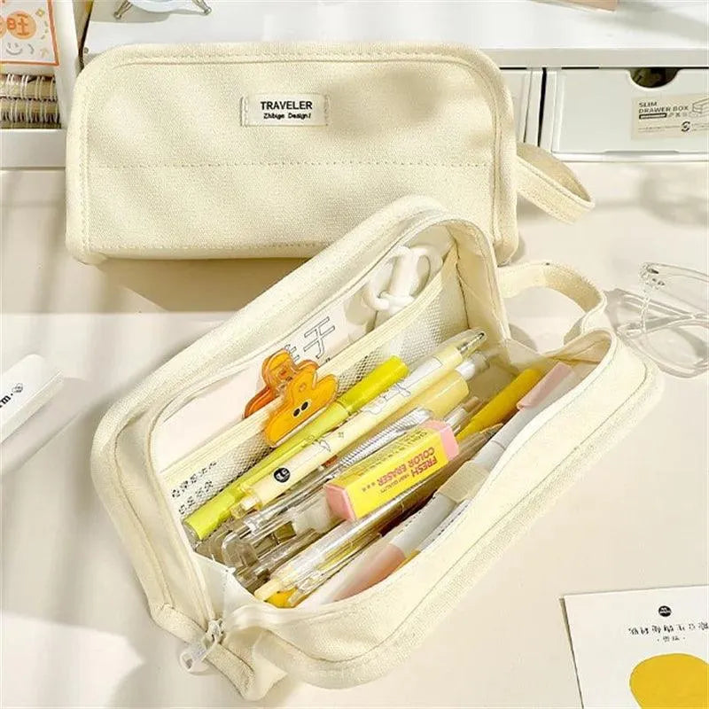 Durable Canvas Pencil Traveler Case for Journaling & Scrapbooking - PaperWrld