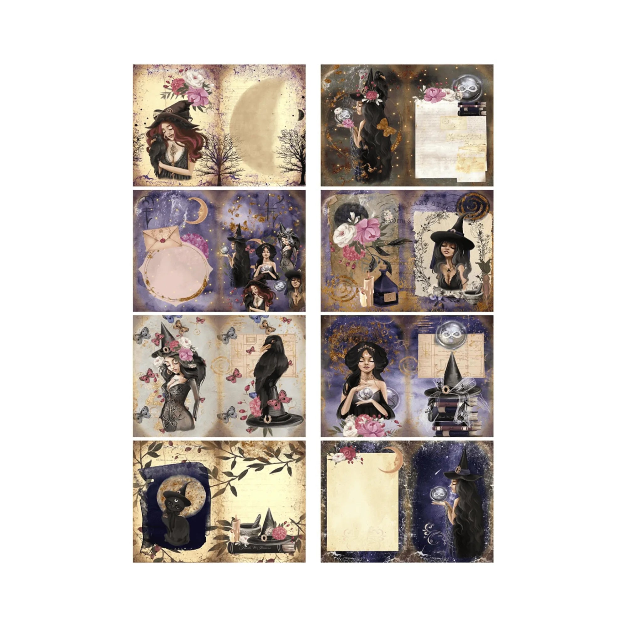 Paper Witch Stickers for Journaling & Scrapbooking - PaperWrld