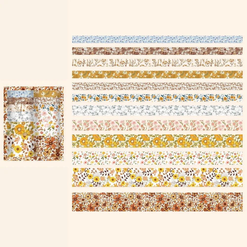 Floral Serenity Washi Tape Set