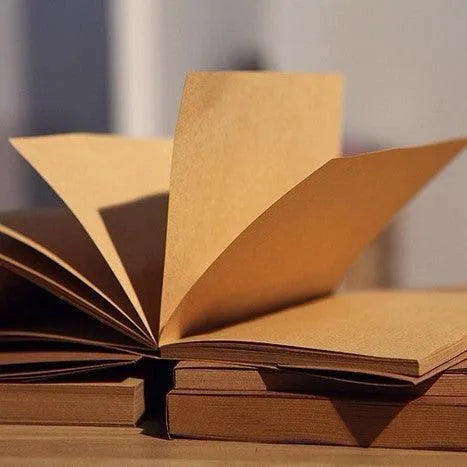 Travel Notebook B5/B6 Kraft and White Paper for Journaling & Scrapbooking - PaperWrld